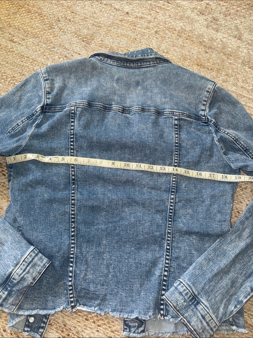 Kut from the Kloth Light Blue Denim Jean Jacket - Picture 6 of 7